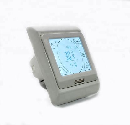 LCD Floor Heating Thermostat 16A Touch Screen Programmable Temperature Controller