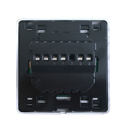 Black Color Heated Floor Thermostat Anti Flammable PC Housing Material